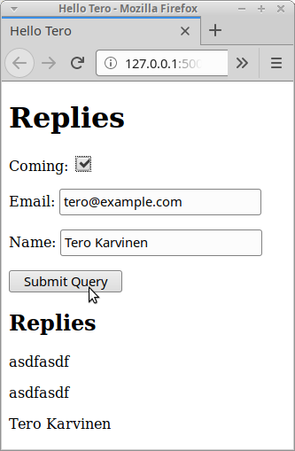 Flask Templates in Firefox